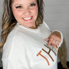 "Thankful" Long Sleeve Sweater-Lola Monroe Boutique