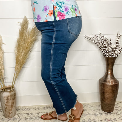 "The Stella" Cropped Kick Flare by Mica Denim