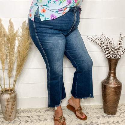 "The Stella" Cropped Kick Flare by Mica Denim