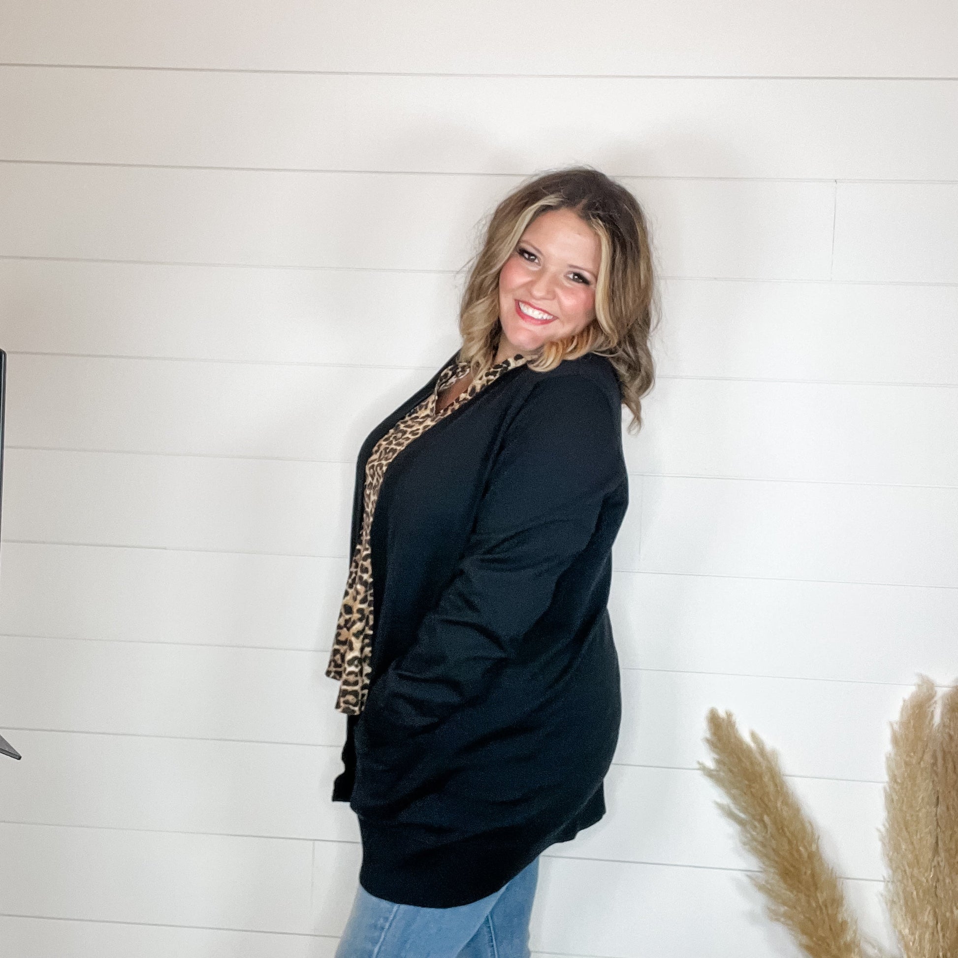 "This Time Around" Cardigan (Black)