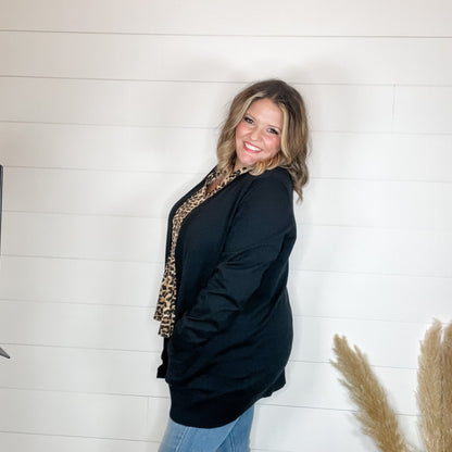 "This Time Around" Cardigan (Black)