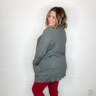 "This Time Around" Cardigan (Charcoal)-Lola Monroe Boutique