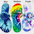 Tie Dye Designer Inspired Sandals-Lola Monroe Boutique