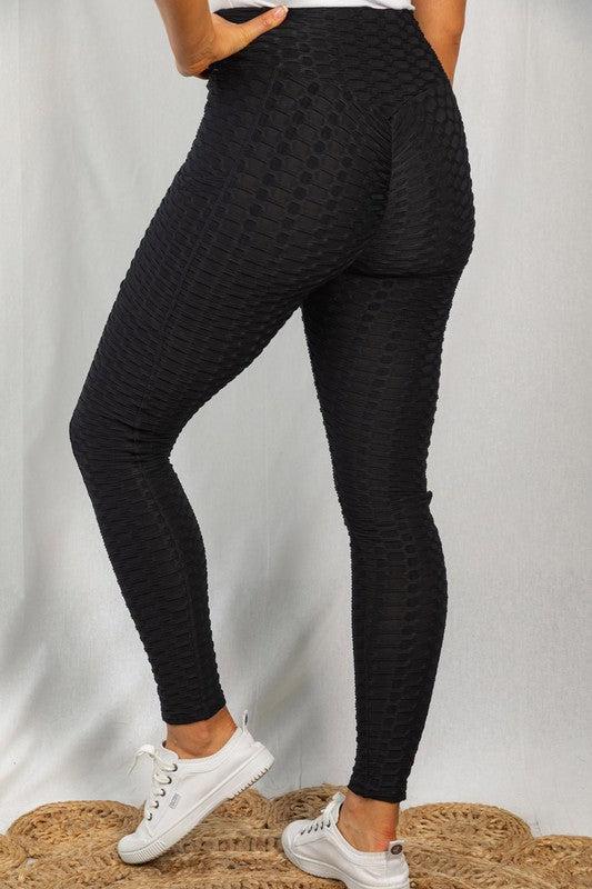 Tik Tok Scrunch Butt Leggings with Pockets-Lola Monroe Boutique