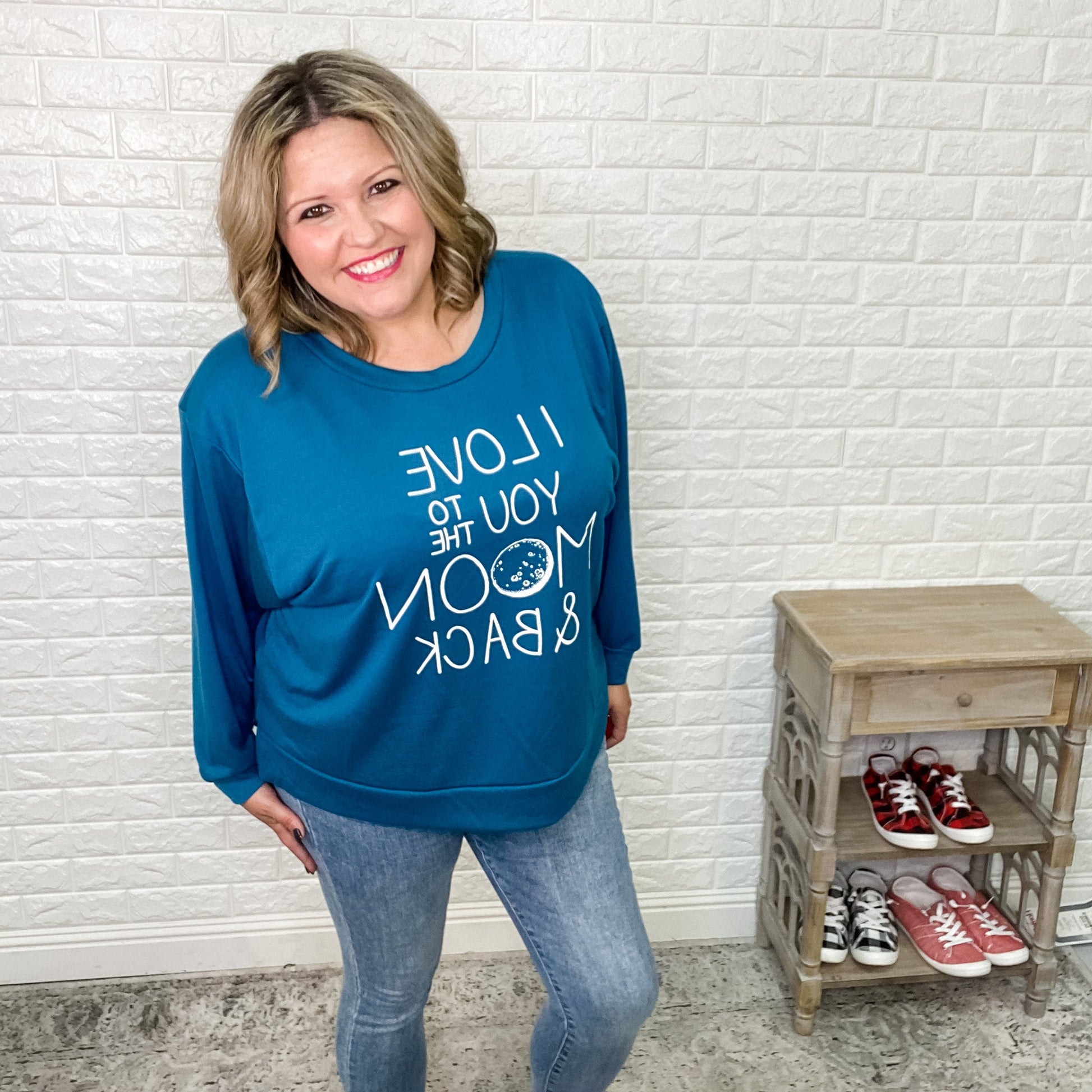 To The Moon and Back Lightweight Sweatshirt