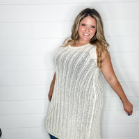 "Travels Well" Knit Sleeveless Cover Up with Tote Bag (Multiple Colors)-Lola Monroe Boutique