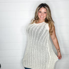 "Travels Well" Knit Sleeveless Cover Up with Tote Bag (Multiple Colors)-Lola Monroe Boutique