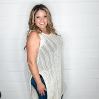 "Travels Well" Knit Sleeveless Cover Up with Tote Bag (Multiple Colors)-Lola Monroe Boutique