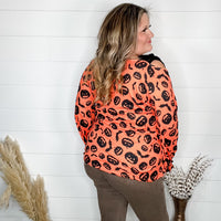 "Trick or Treat" Long Balloon Sleeve with Shoulder Tie-Lola Monroe Boutique