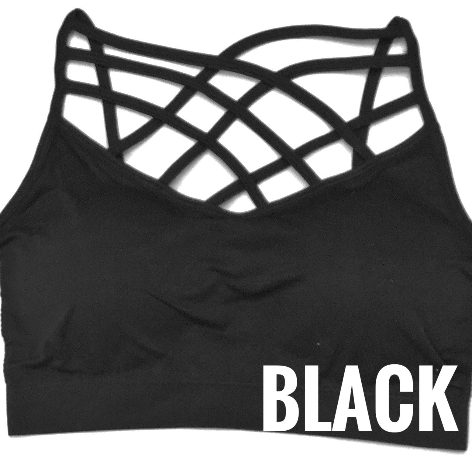 Triple Criss Cross Bralette (Multiple Colors)-Lola Monroe Boutique