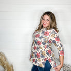 "Tupelo" 3/4 Sleeve Round Neck-Lola Monroe Boutique