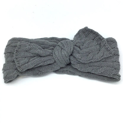 Twisted Knot Front Knitted Headband