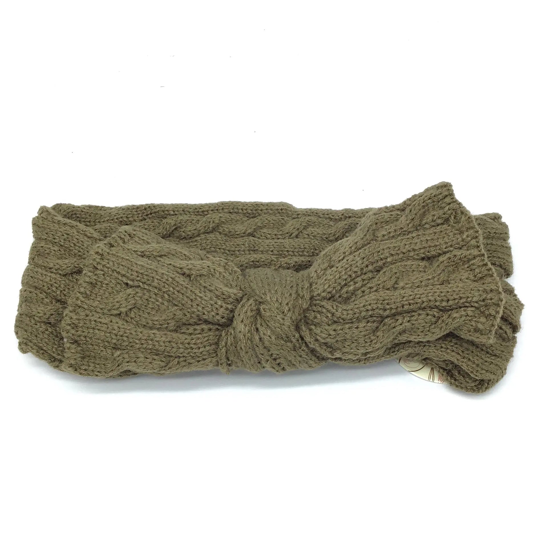Twisted Knot Front Knitted Headband