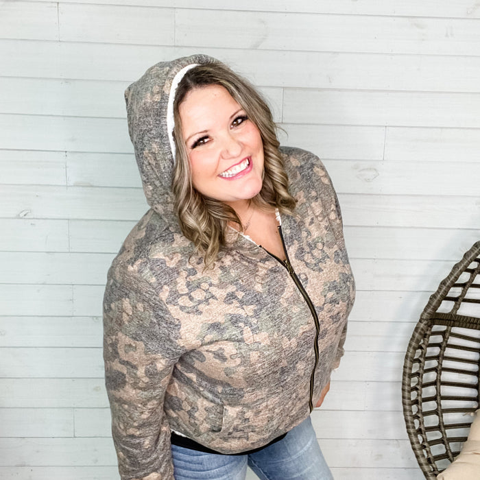 "Two Face" Camo and Sherpa Reversible Hooded Jacket-Lola Monroe Boutique