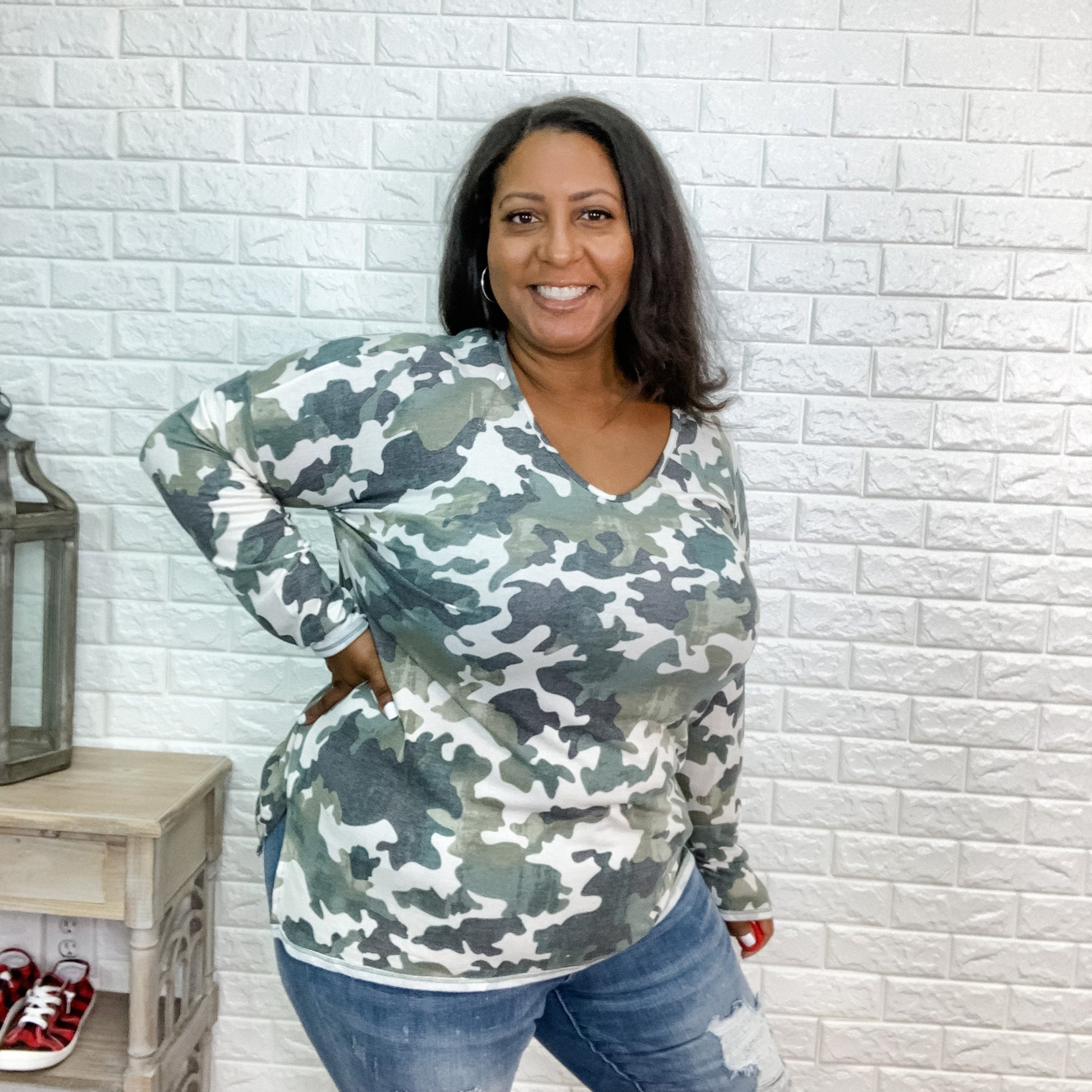 "Tyler" Camo Long Sleeve