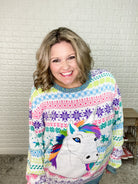 Unicorn Ugly Christmas Sweaters-Lola Monroe Boutique