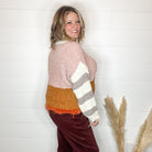 "Unraveled" V Neck Chenille Sweater-Lola Monroe Boutique