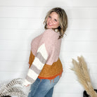 "Unraveled" V Neck Chenille Sweater-Lola Monroe Boutique