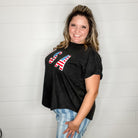 USA Embellished Oversized Boxy Tee-Lola Monroe Boutique