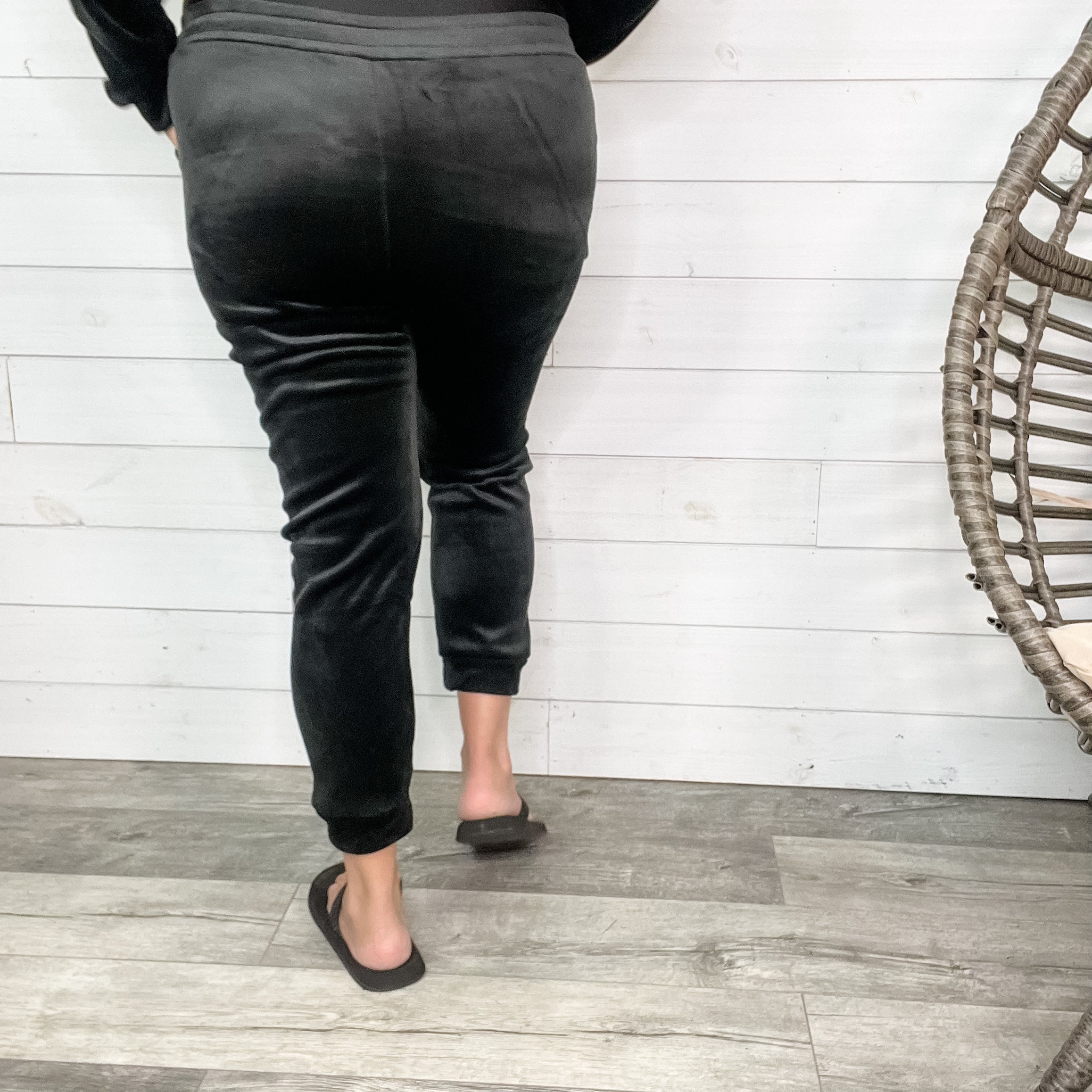 Velour Jogger Pant-Lola Monroe Boutique