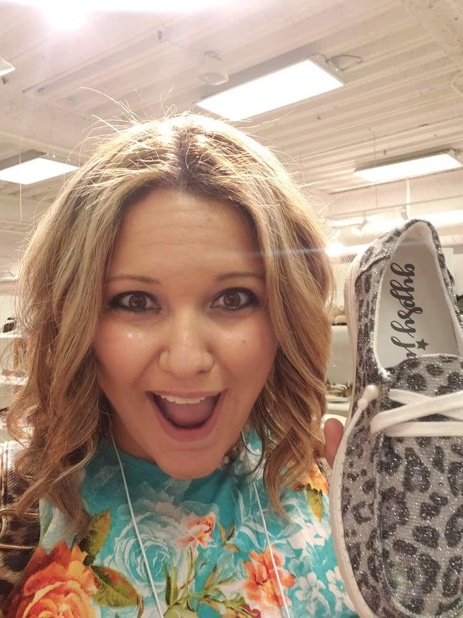 Very G Grey Sparkle Leopard Holly Boat Shoes-Lola Monroe Boutique