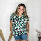 "Vinegar" Split Neck Cuffed Short Sleeve-Lola Monroe Boutique