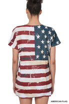 Vintage Flag Tee-Lola Monroe Boutique