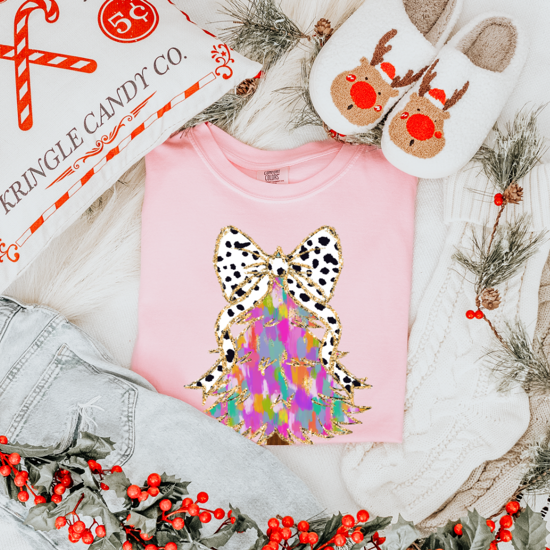 Watercolor christmas tree-Lola Monroe Boutique