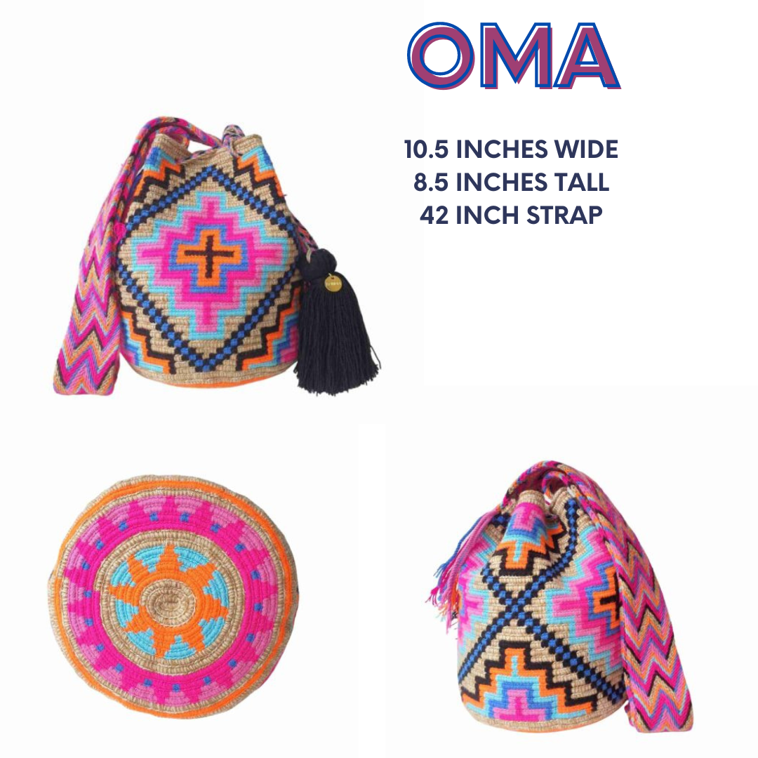 Wayuu Handcrafted Colombian Bags - (Multiple Options)-Lola Monroe Boutique