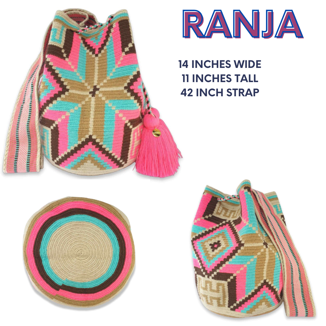 Wayuu Handcrafted Colombian Bags - (Multiple Options)-Lola Monroe Boutique