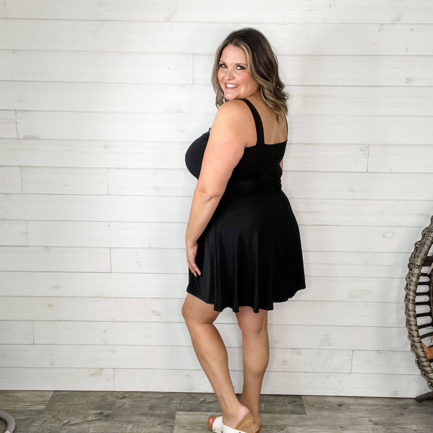 "Webster" Criss Cross Front Dress
