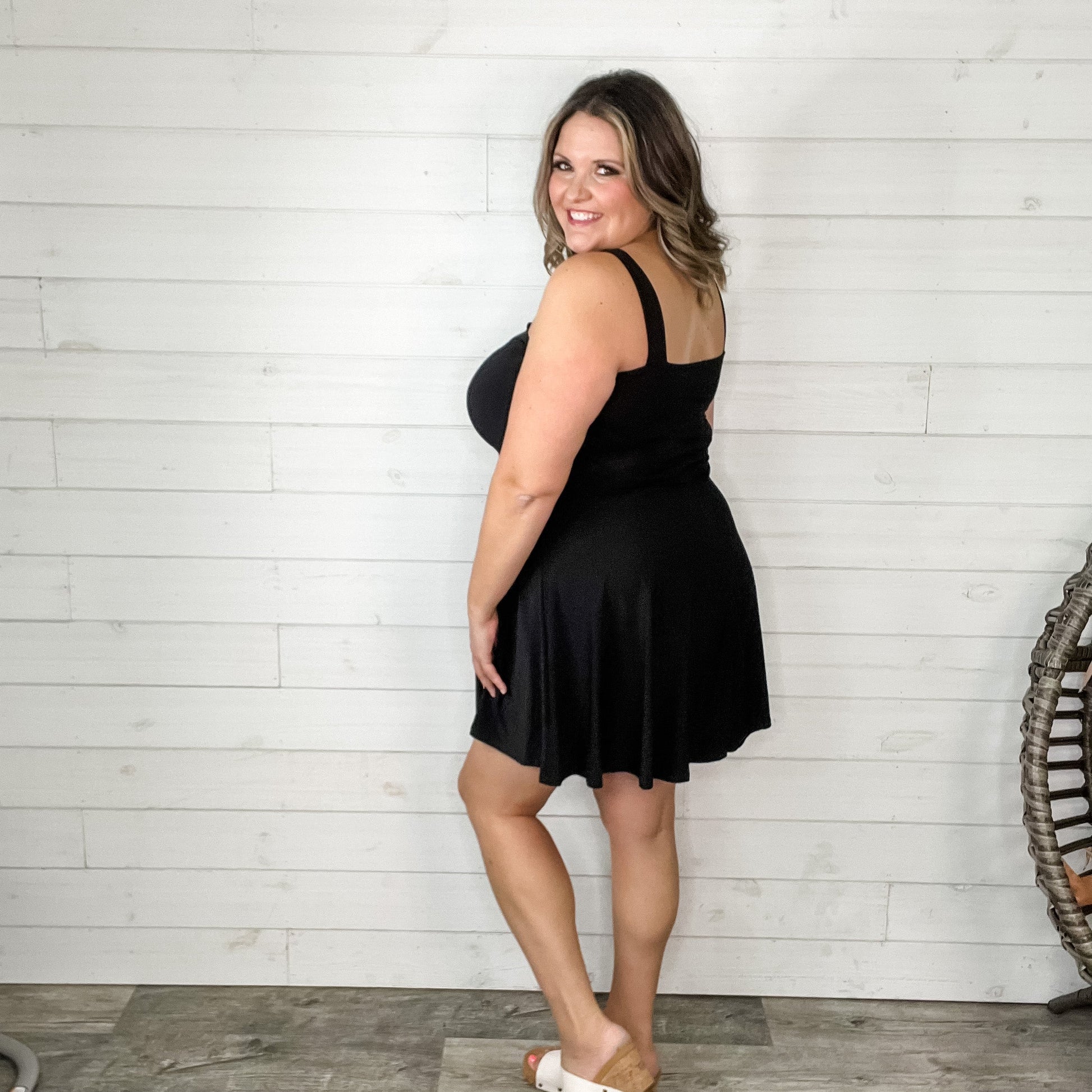 "Webster" Criss Cross Front Dress