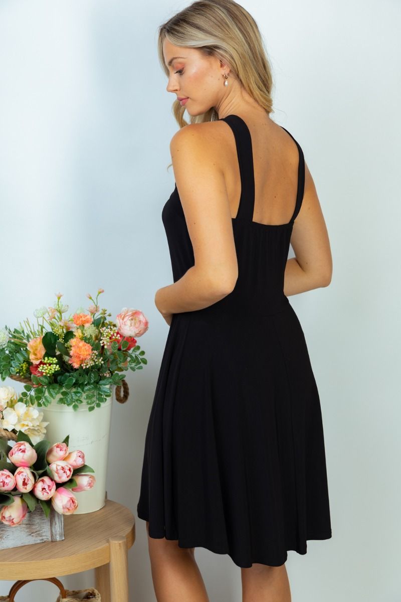 "Webster" Criss Cross Front Dress
