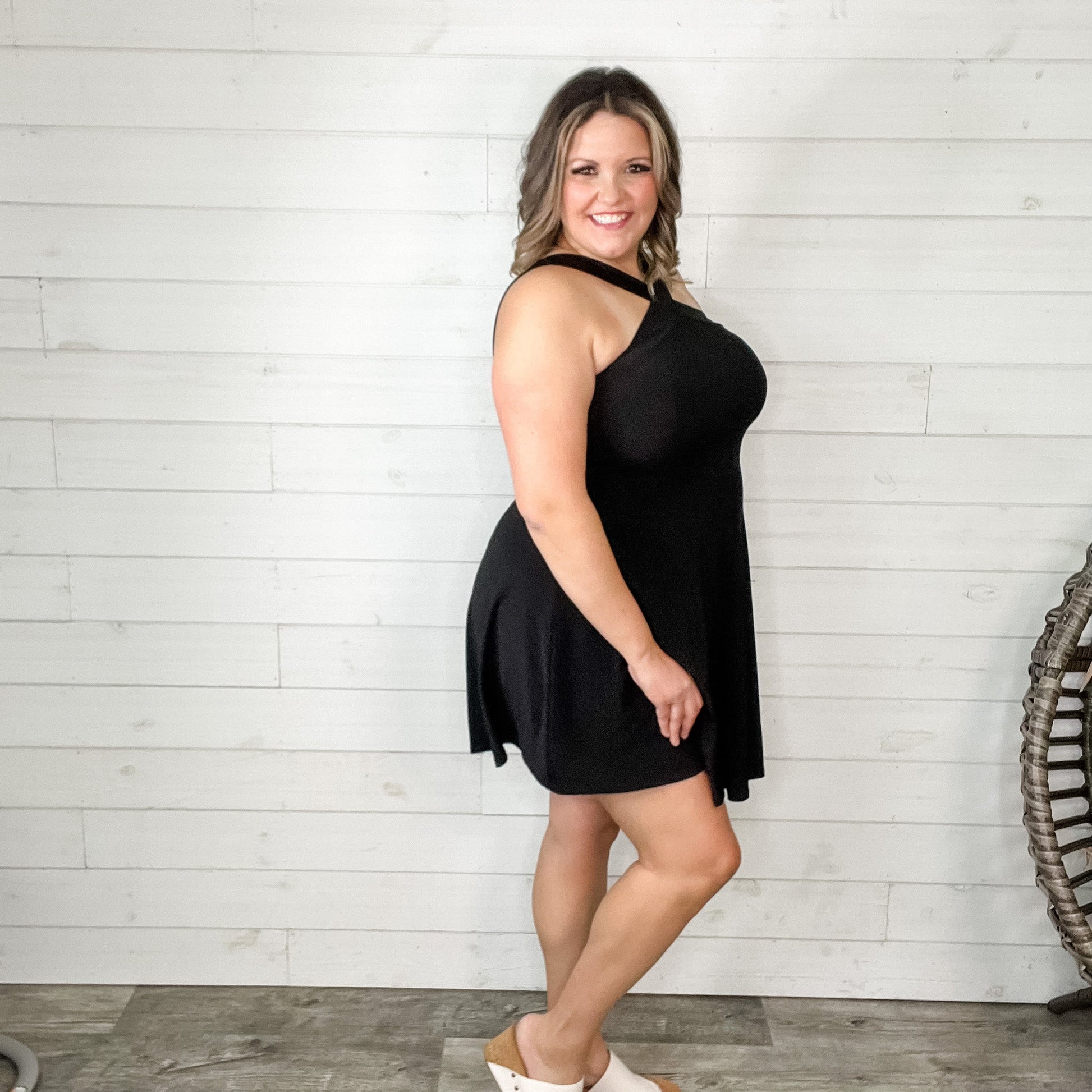 "Webster" Criss Cross Front Dress