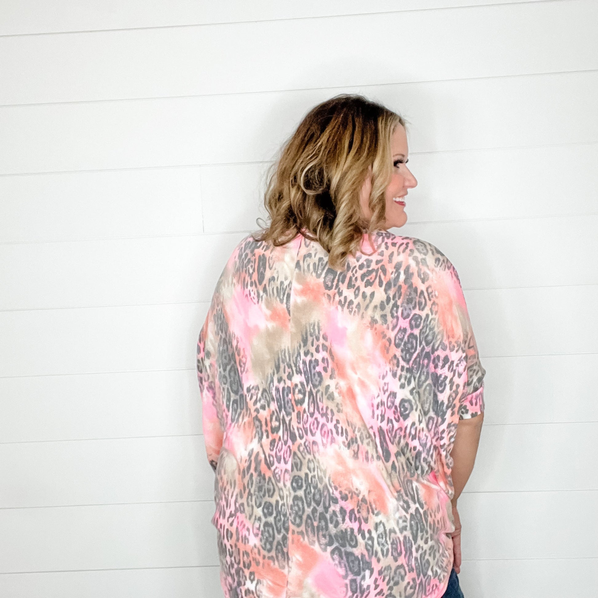 "Wesley" Animal Print Dolman Style