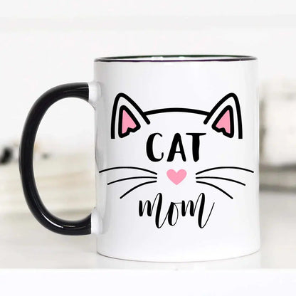 White Handle 15 Oz Sassy Coffee Mugs-Lola Monroe Boutique