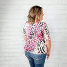 "Wild Child" Animal Print V Neck with Tie Detail-Lola Monroe Boutique