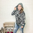 "Wild Child" Waffle Trim Animal Print Hoodie-Lola Monroe Boutique