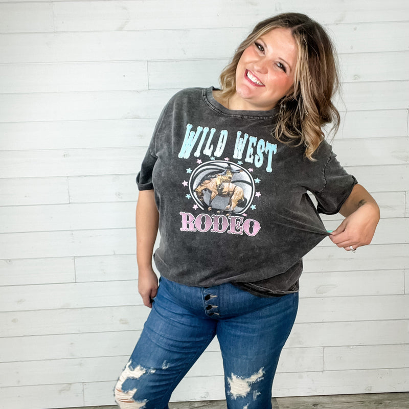 Wild West Rodeo Graphic Tee-Lola Monroe Boutique