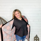 "Wrapped Up In..." Buffalo Plaid with Waffle Accents Cover Up-Lola Monroe Boutique