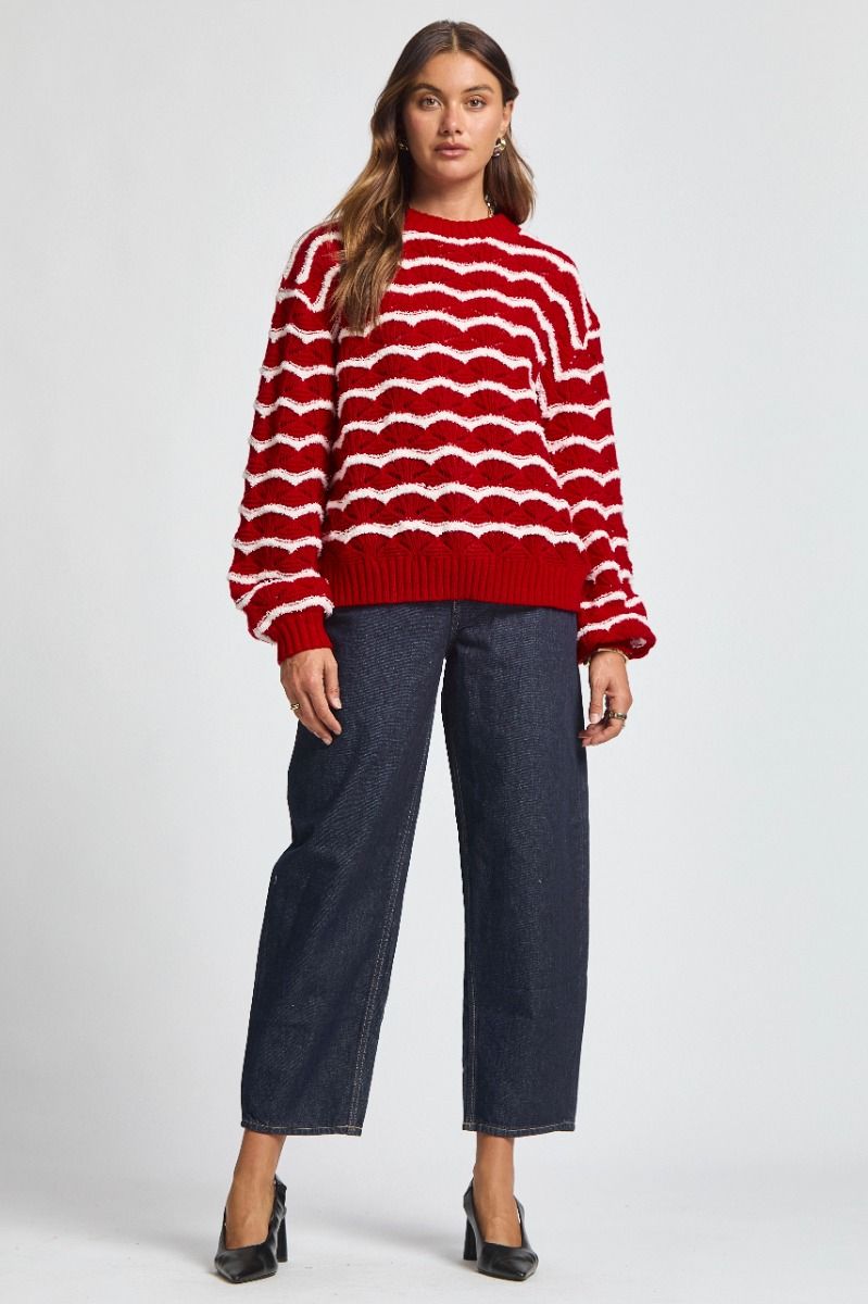 "Laslow" Balloon Sleeve Sweater