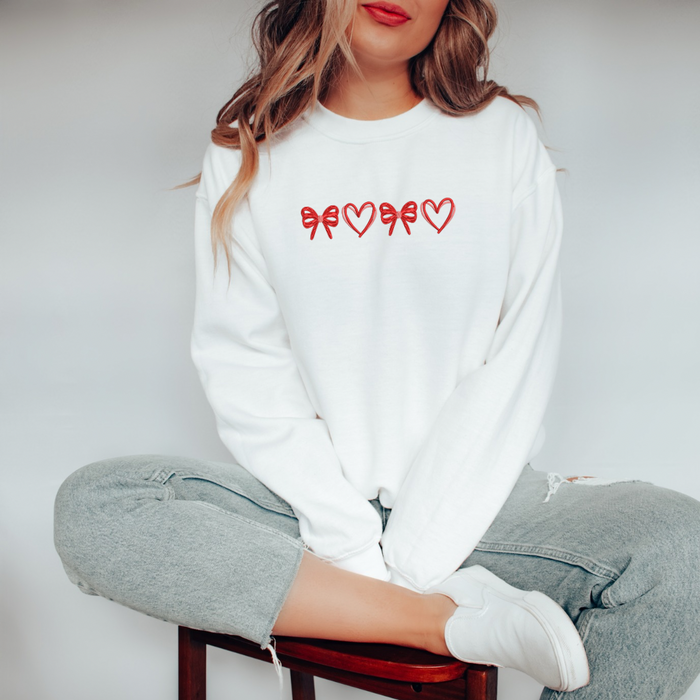 Xoxo hearts embroidered-Lola Monroe Boutique