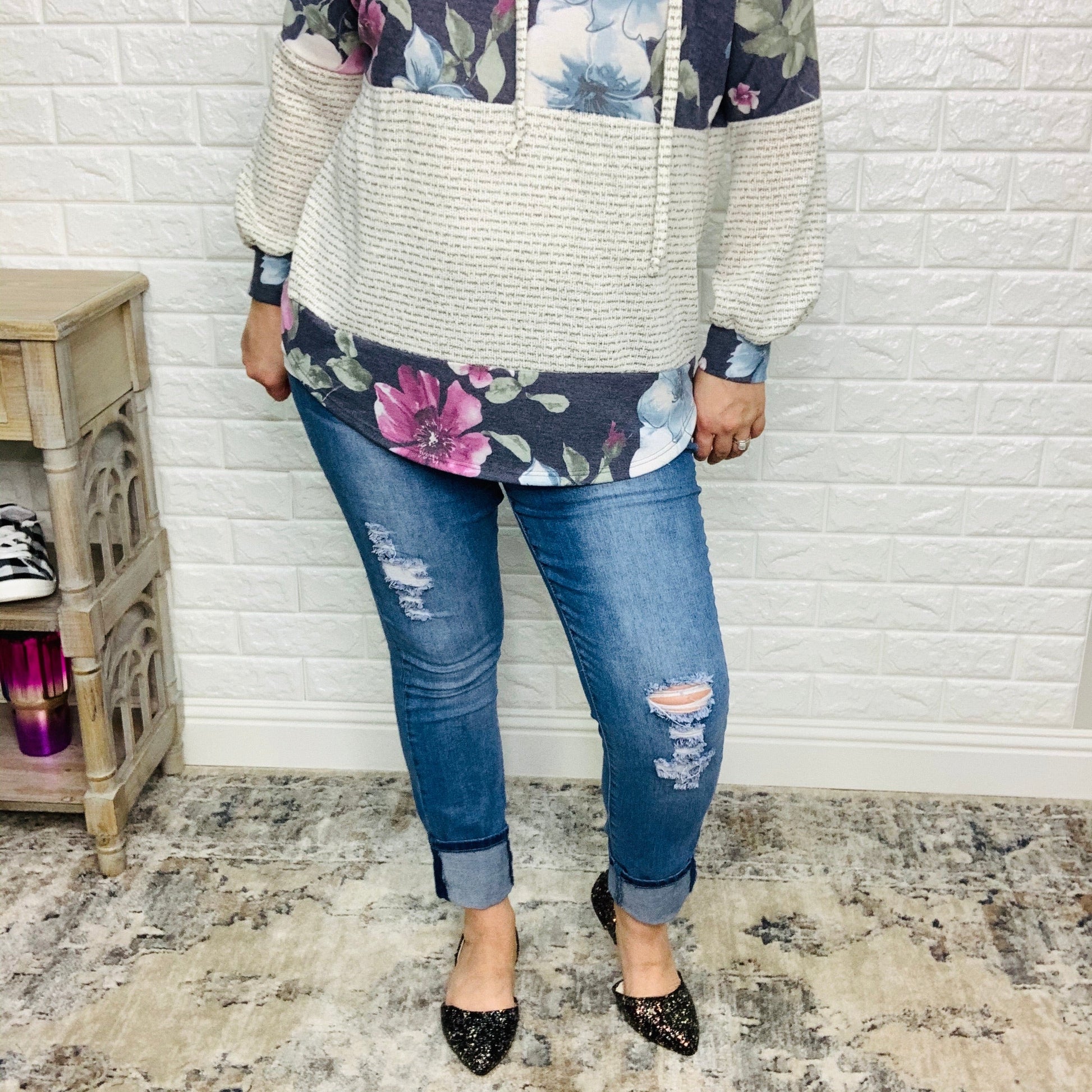 YMI/Royalty Mega Cuff Relaxed Fit Jeans