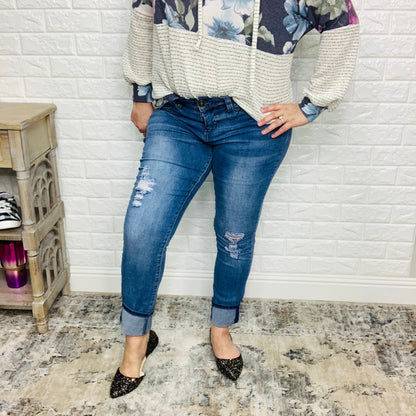 YMI/Royalty Mega Cuff Relaxed Fit Jeans