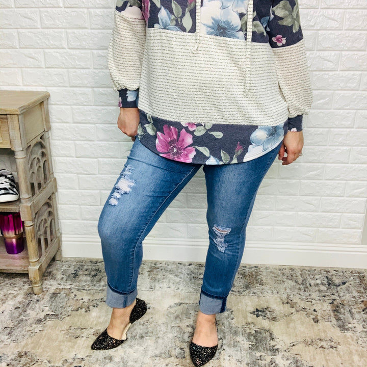 YMI/Royalty Mega Cuff Relaxed Fit Jeans