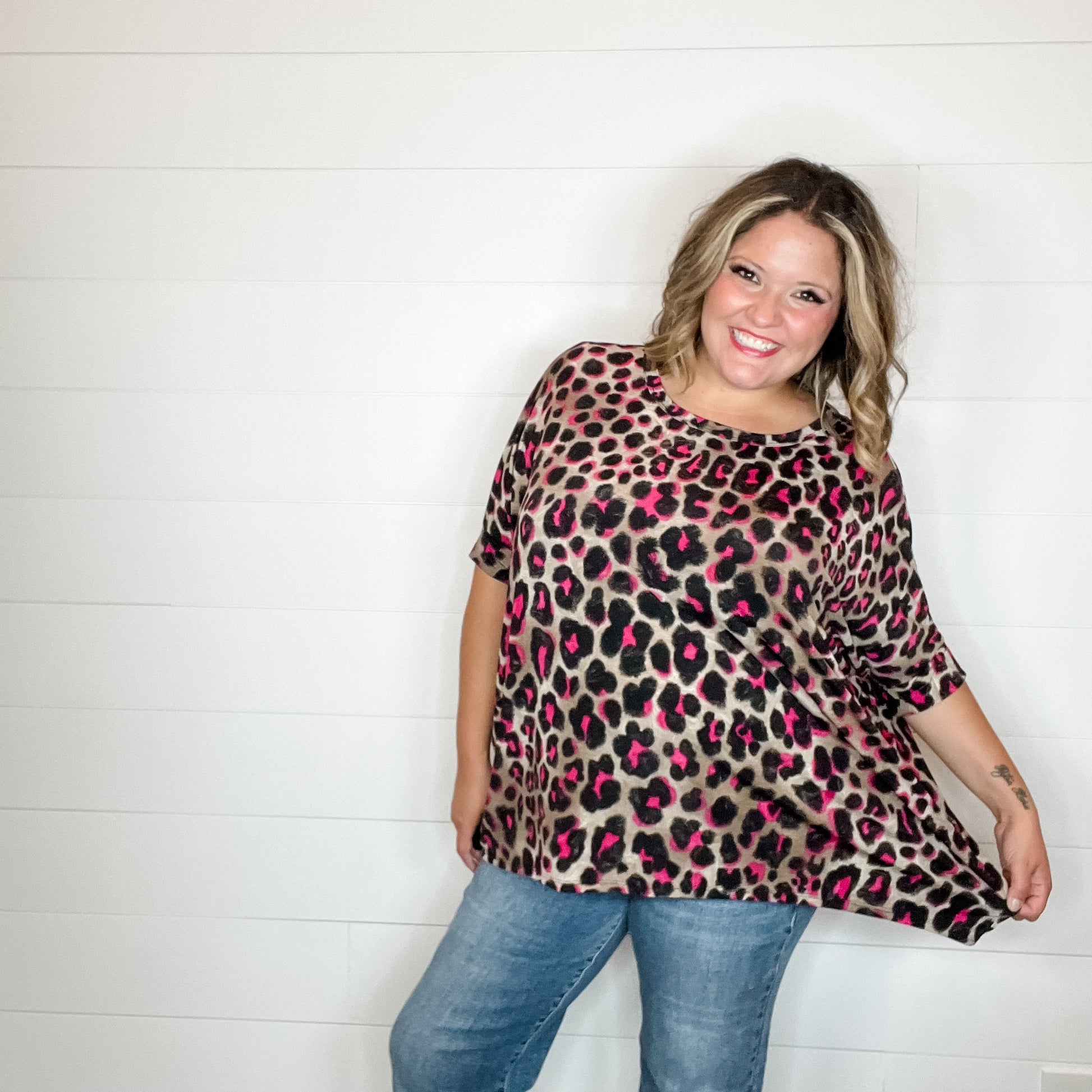 "You Did What" Animal Print Dolman Style