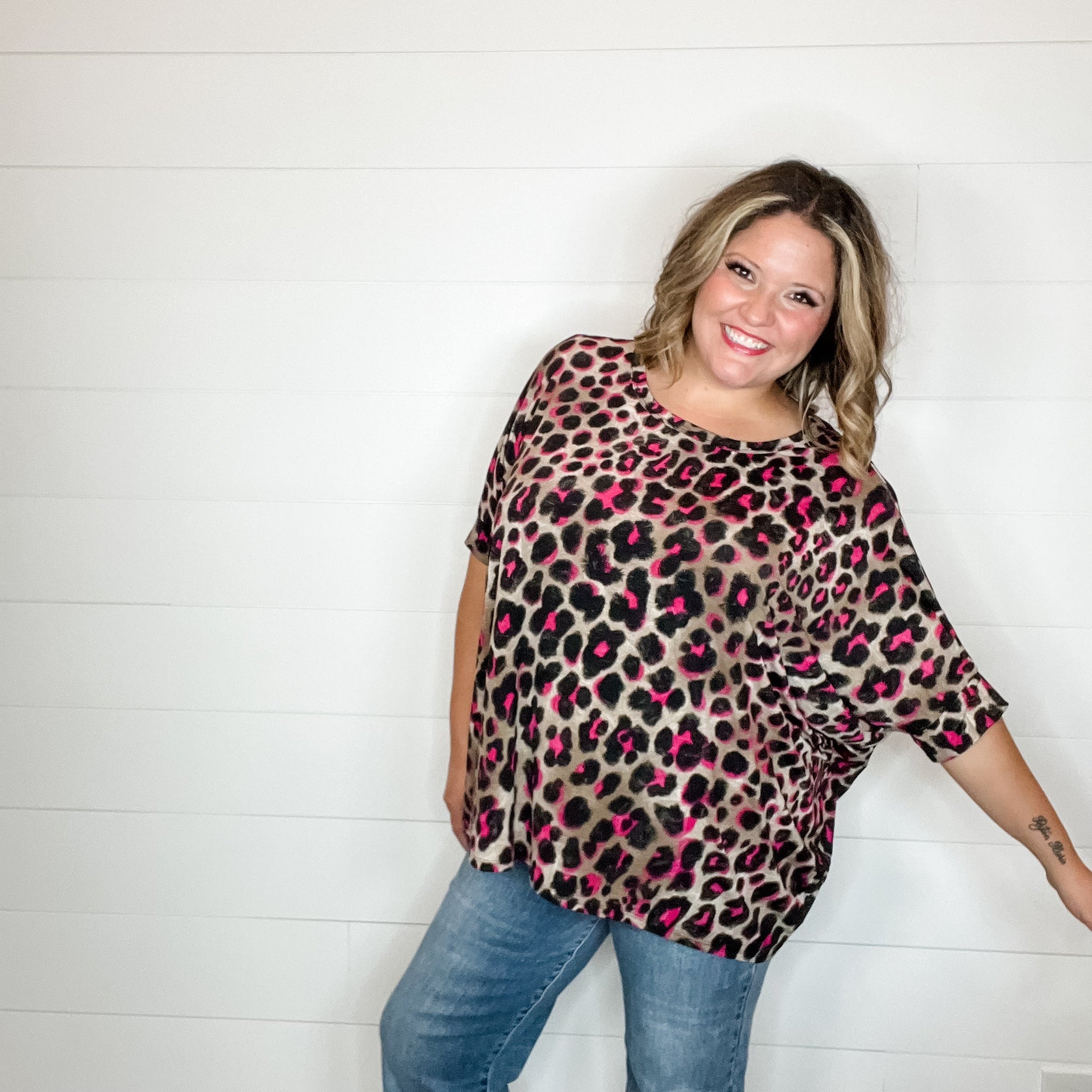 "You Did What" Animal Print Dolman Style