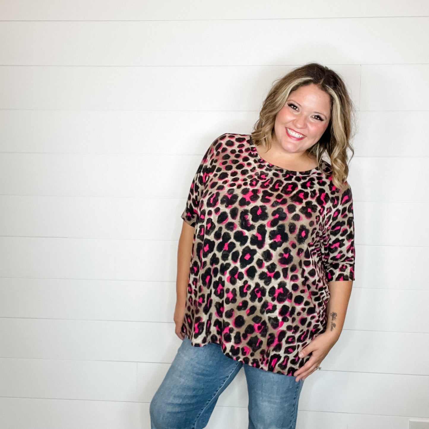 "You Did What" Animal Print Dolman Style