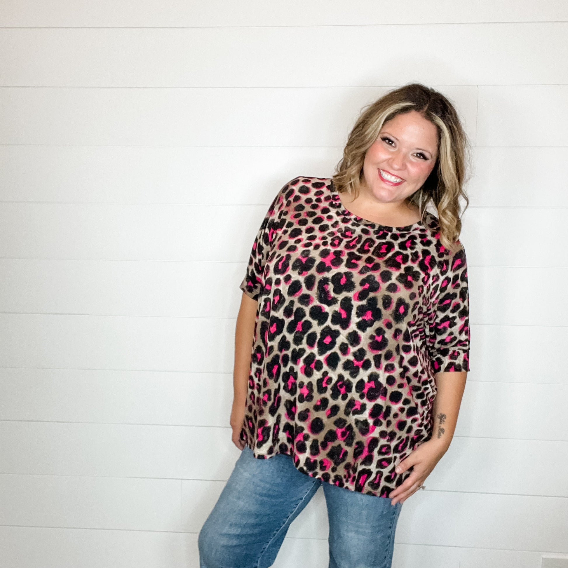 "You Did What" Animal Print Dolman Style