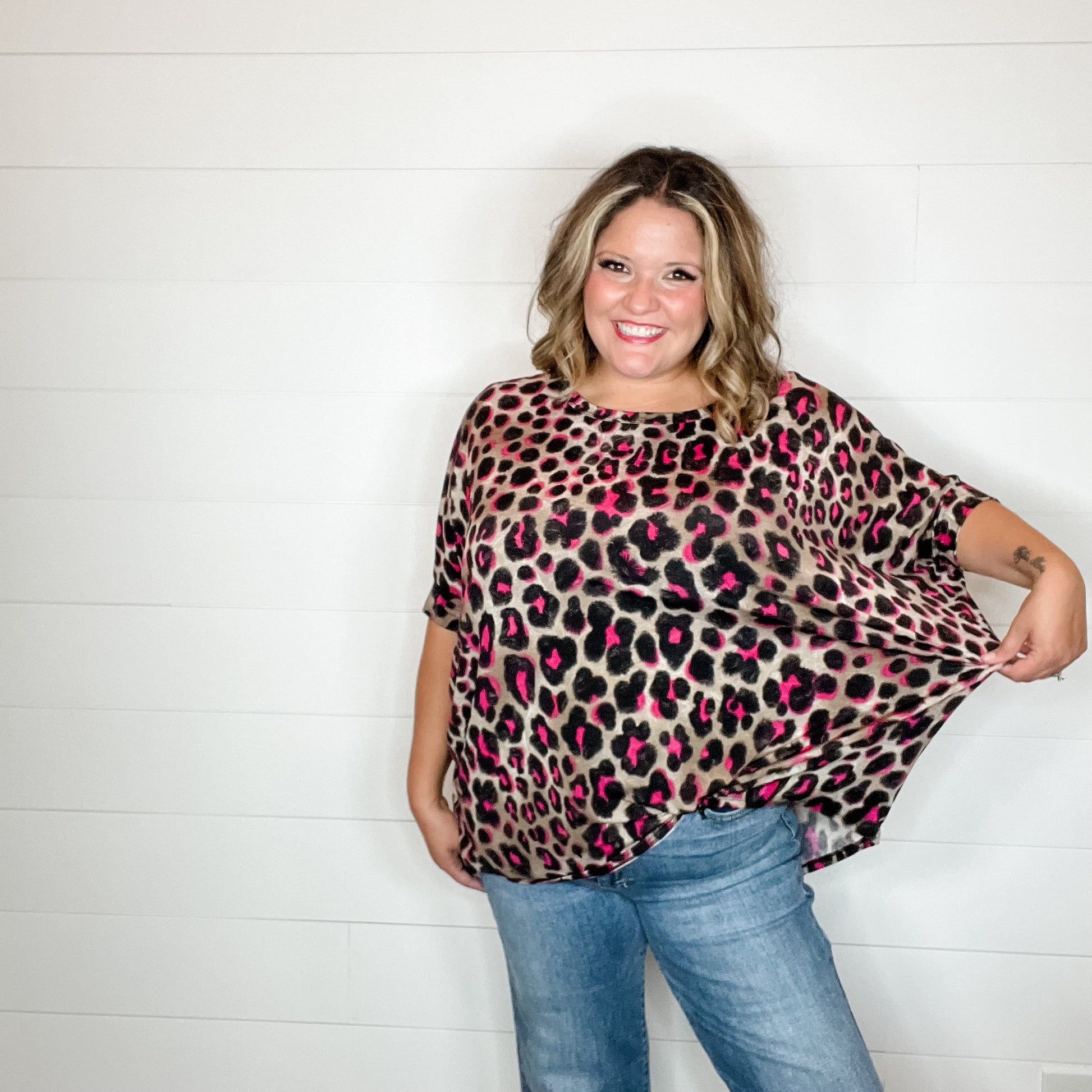 "You Did What" Animal Print Dolman Style